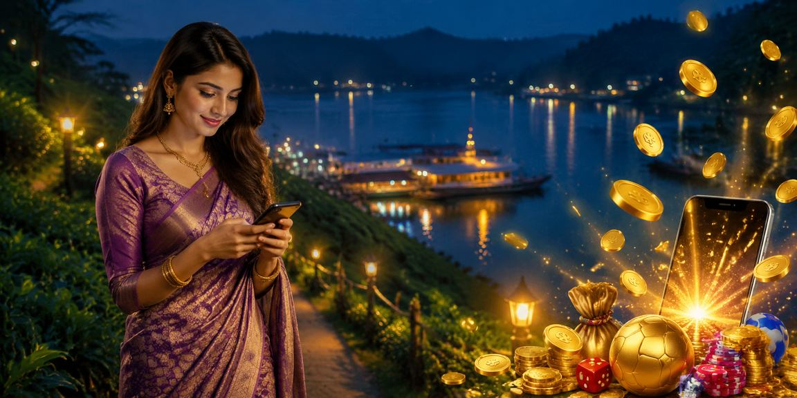 রাঙামাটির চা বাগান এলাকায় মোবাইলে sona10 ক্যাসিনো উপভোগ