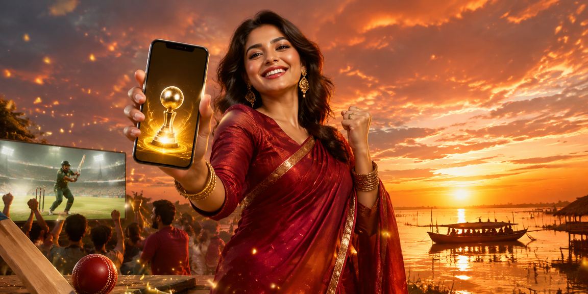 তাঙ্গুয়ার হাওর পরিবেশে ক্রিকেট বেটিং উপভোগ করছেন একজন ব্যবহারকারী